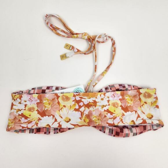 L*Space Dawn Bikini Top Reversible Convertible Size Small NWT What in Carnation - Picture 2 of 7